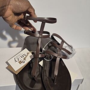 Mizzy Women's Brown Leather Sandals